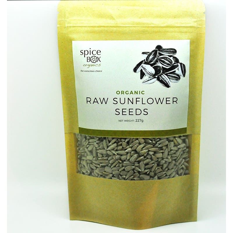 SpiceBox Organics Organic Sunflower Seeds 227g Spicebox Organics