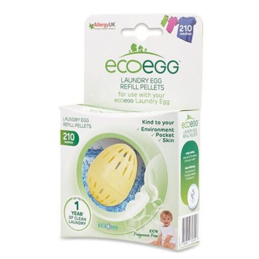 Ecoegg Laundry Egg Refill Pellets 210 Washes Fragrance Free Spicebox