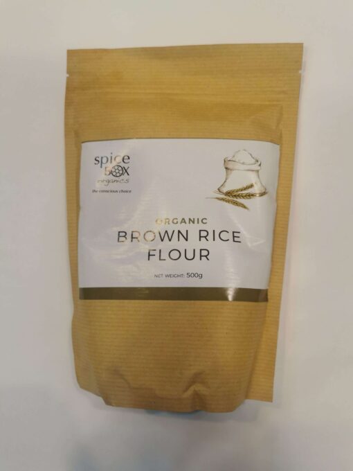 Trend Organic Brown Rice Flour – 500g Gluten-Free Flour For Baking & Cooking (Nutty Flavour)-632925