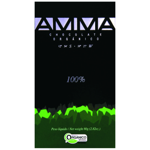amma 100 dark chocolate organic