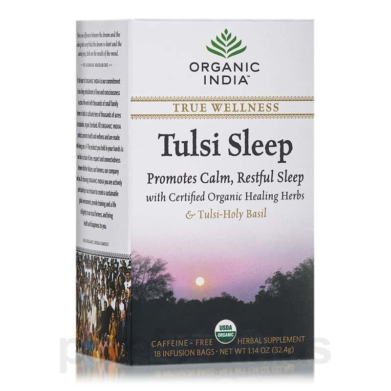 TC Organic India Tulsi Sleep Tea 18's Spicebox Organics