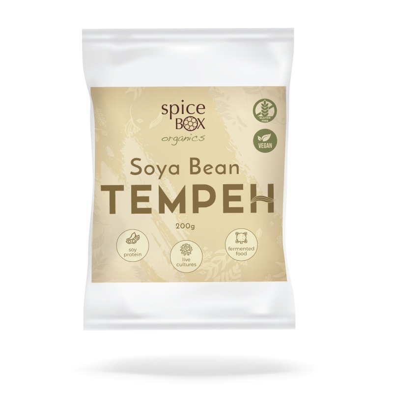 SpiceBox Organics Organic Soya Bean Tempeh 200g (Fresh Frozen)