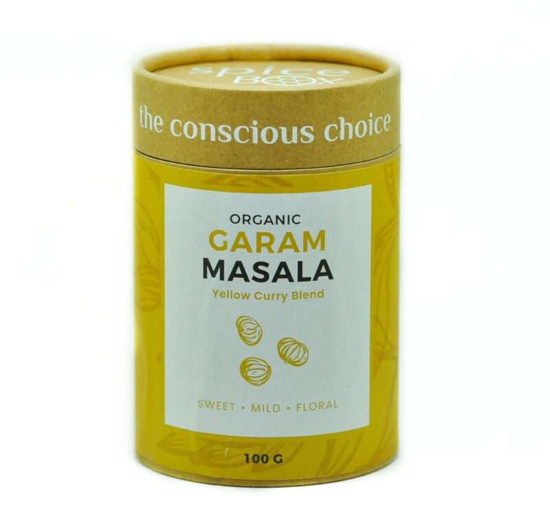SpiceBox Organics Organic Garam Masala Yellow Curry 100g Spicebox