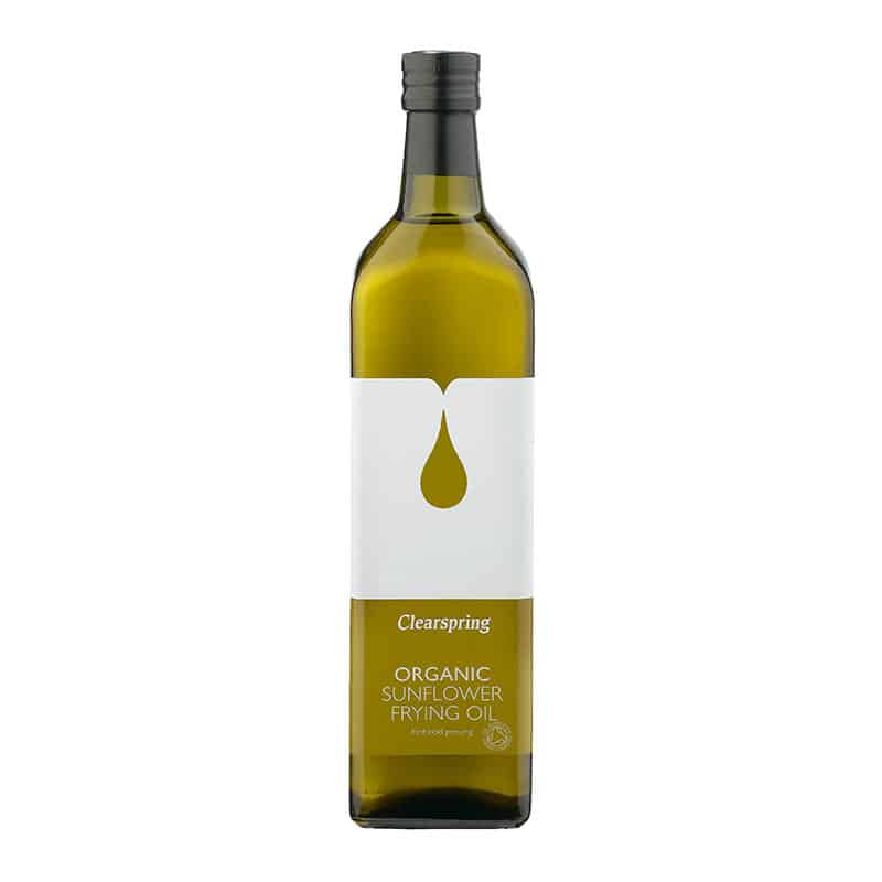 Clearspring Organic Cold Pressed Sunflower Frying Oil 1 L SpiceBox