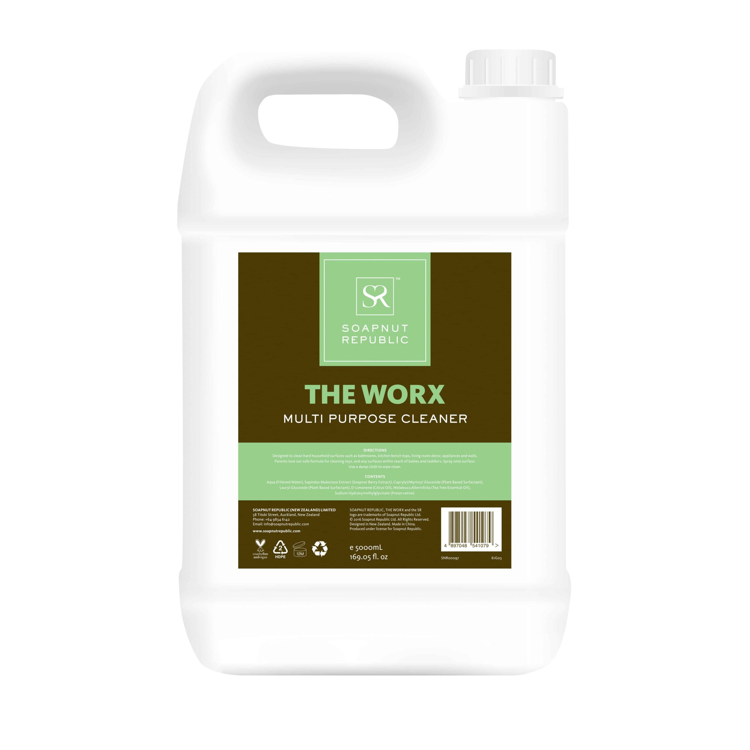 Soapnut Republic Multi Purpose Cleaner Citrus Essential Oil (5L