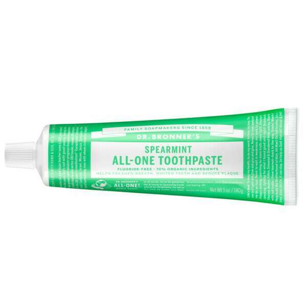 Dr. Bronner's Organic Toothpaste, Spearmint 5 oz Spicebox Organics