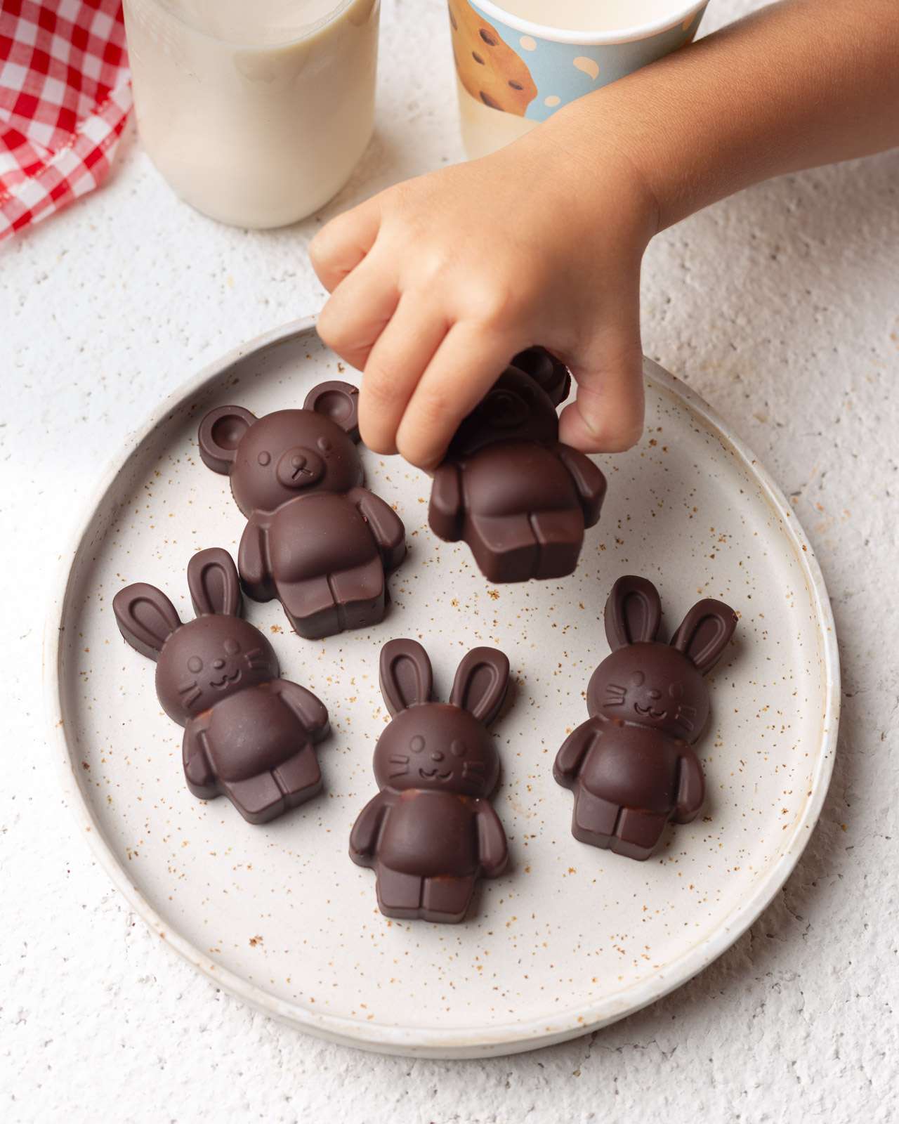 Vegan Dark Chocolate Teddies (Set of 24) Spicebox Organics